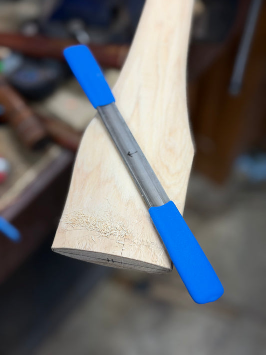 (NEW) Iwasaki Large Half-Round Draw File {Blue Handle}