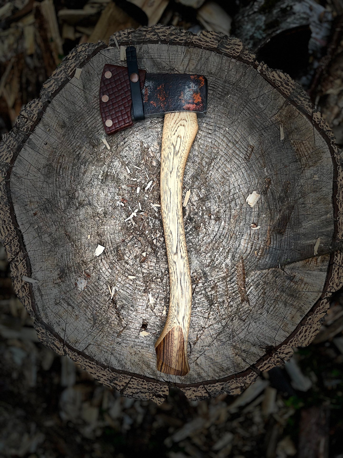 Sandvik Hatchet - Custom Leather