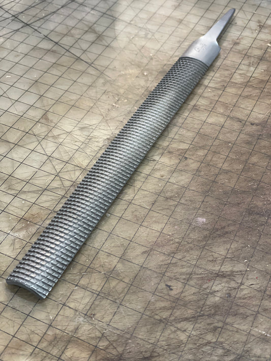 Iwasaki Half-Round Coarse Cut Carving File 10”