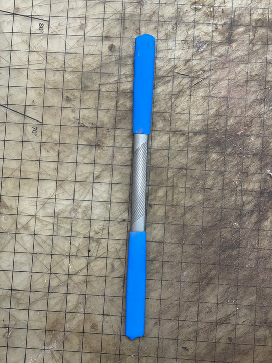 Iwasaki Half-Round Draw File {Blue Handle}