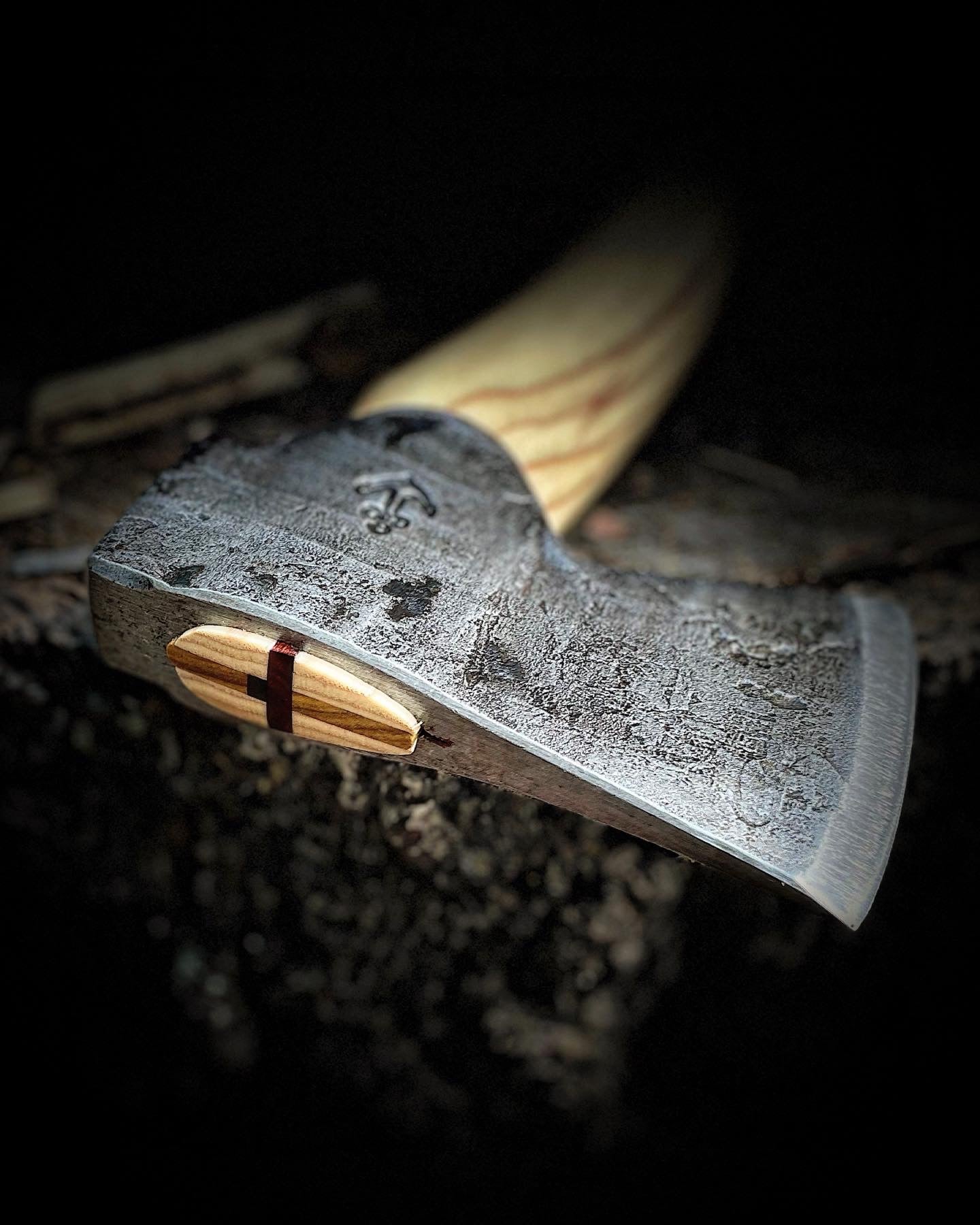 OD Green & Gold Hatchet - Hickory Handle - Painted