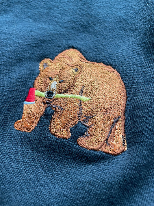 Stumptown Axes Zip-Up Hoodie - Embroidery