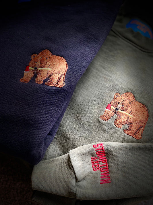 Stumptown Axes Crew Sweatshirt - Embriodered