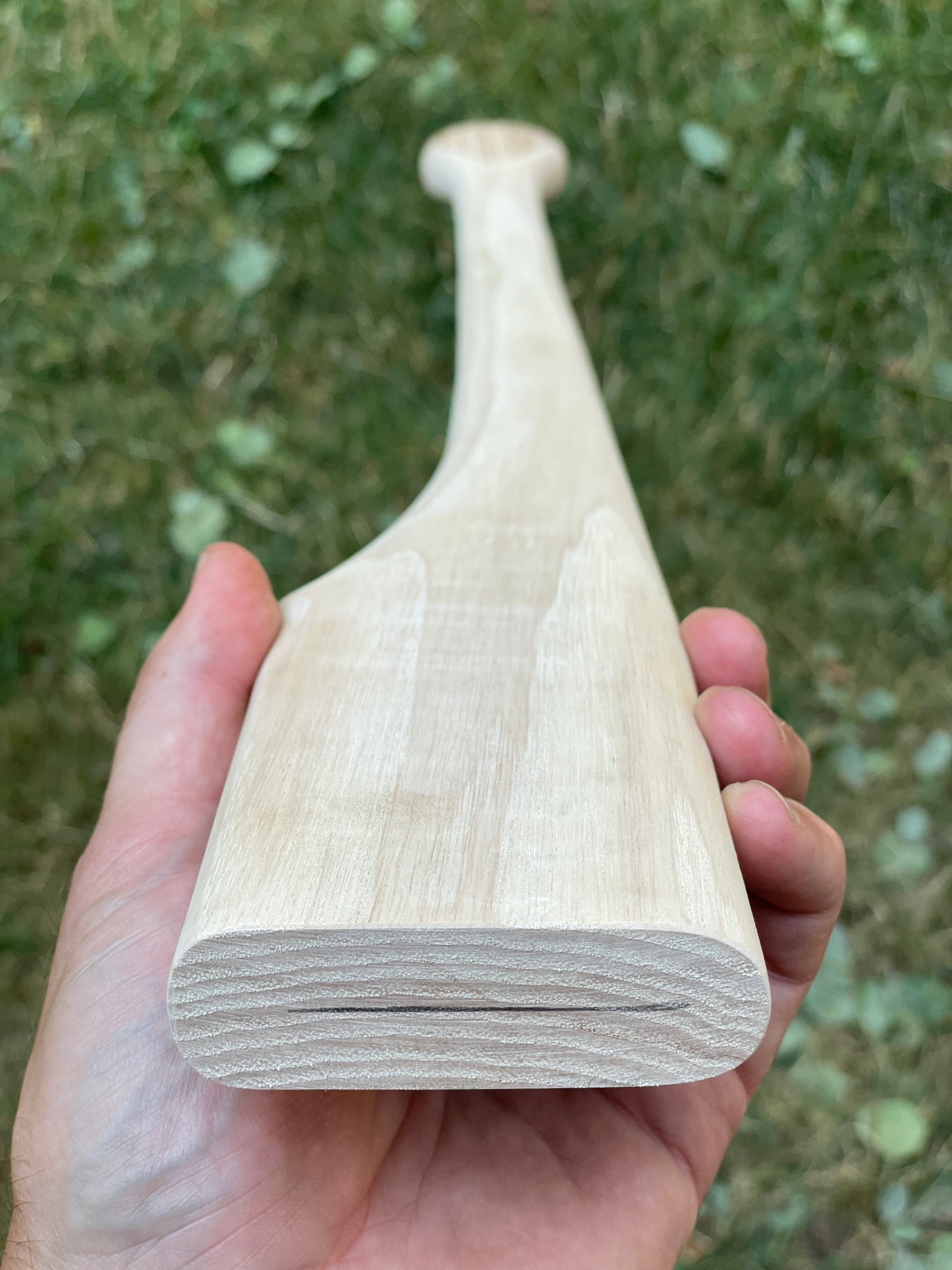 28" Straight Hickory Handle and zebra wood palm swell
