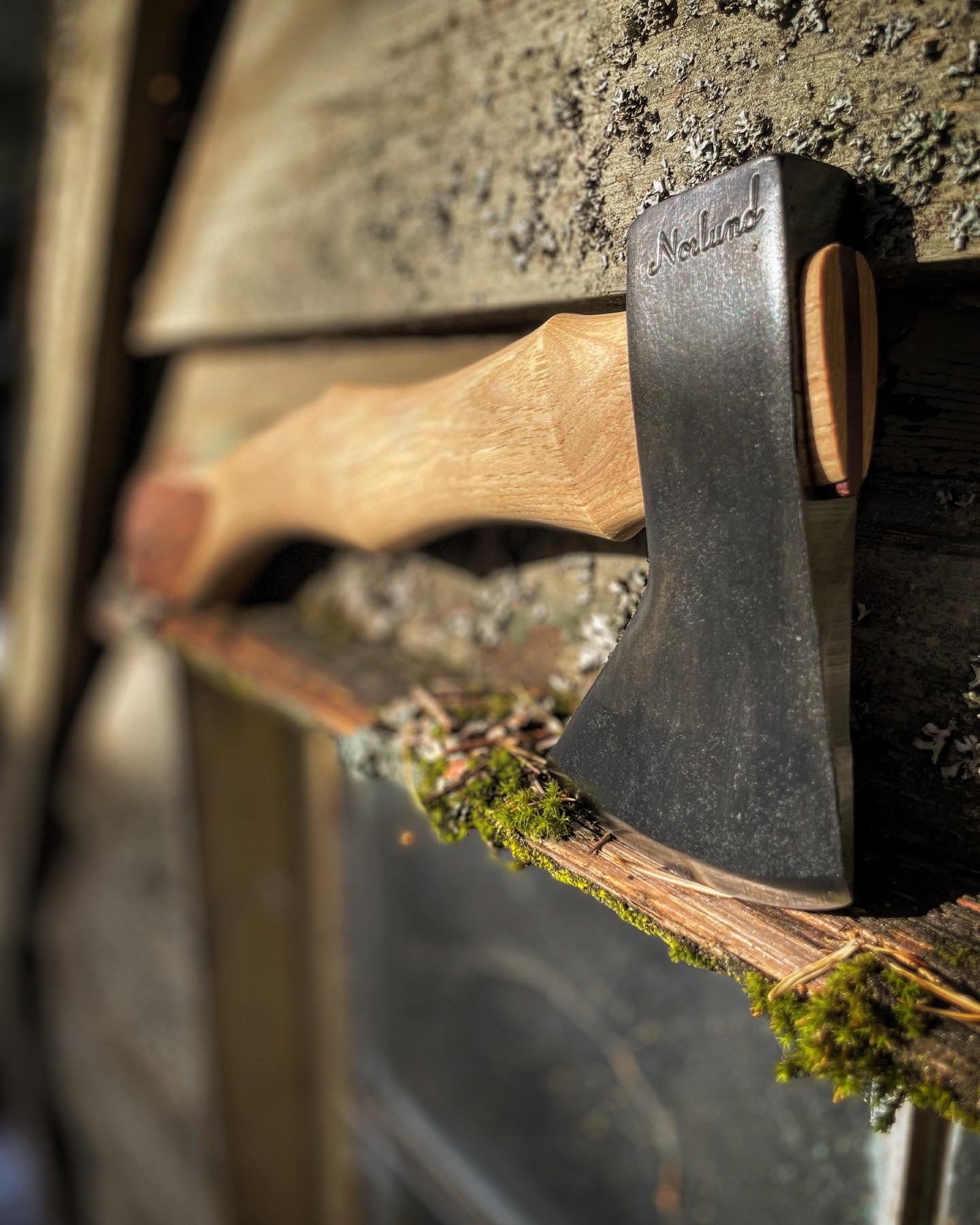 Norlund - Custom hickory handle and zebra wood