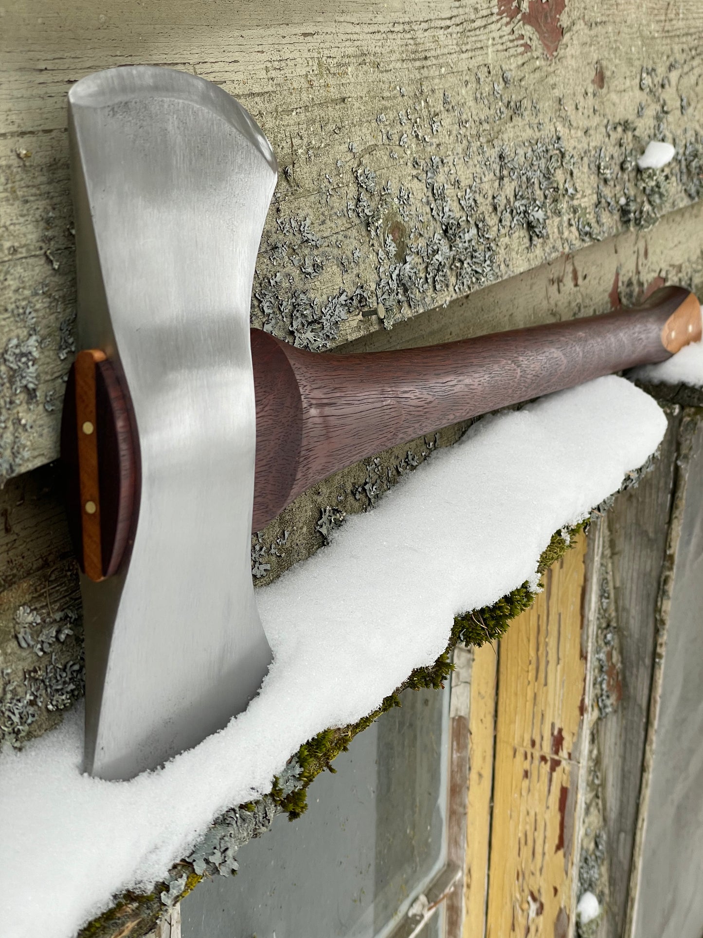 Jarrah/Hickory Laminate Handle - Sheath - Customer supplied head